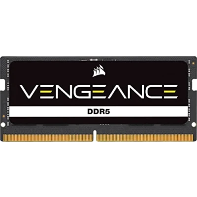 Abbildung von CORSAIR Vengeance SODIMM DDR5 RAM 48GB (1x48GB) 4800MHz CL40 Intel XMP iCUE Kompatibel Computer Speicher Schwarz (CMSX48GX5M1A4800C40)