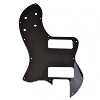 Abbildung von Alnicov Telecaster Thinline Schlagbrett P90 Modern Player Deluxe Tele schwarz