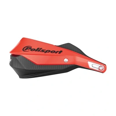Abbildung von Polisport 8308800006 Handprotektoren Trail Blazer 2 Befestigungspunkte mit Kunststoffsteg MX Style inklusive Befestigungskit kompatibel Allen MX/Enduro Modellen in Farbe rot/schwarz