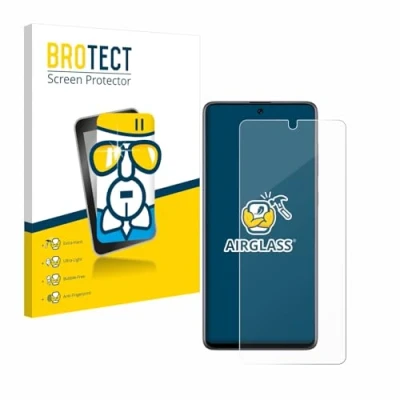 Abbildung von BROTECT Schutzglas für Samsung Galaxy A71 Schutzfolie Panzer Folie Glas [Extrem Kratzfest 9H, Anti Fingerprint, Ultra Transparent]