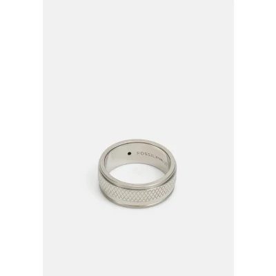 Abbildung von Fossil KNOX Ring silvercoloured, Herren, Größe: 56, Silver coloured