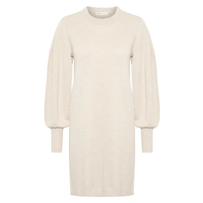 Abbildung von Inwear Sammyiw Strickkleid, Damen, Größe: Large, taupe melange