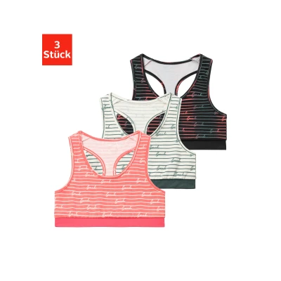 Abbildung von Bench Bustier Signature 3 PACK für Kinder, Größe: 170/176, Pink