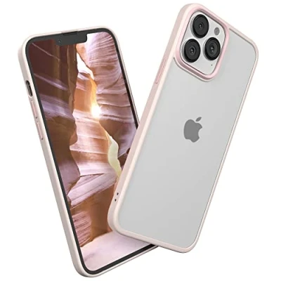 Abbildung von EAZY CASE Ultra Schutz Outdoor Hülle kompatibel mit iPhone 13 Pro Max, hochwertige Schutzhülle Aufprallschutz, Stoßfest und Kratzfest, dünne Handyhülle Kameraschutz, Alt Rosa