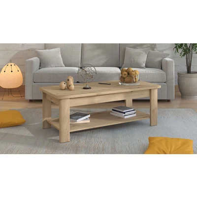 Abbildung von Home affaire Couchtisch &quot;Jersey Kaffeetisch, 124 cm, in trendigen Farben, modern&quot;, Eleganter Couchtisch, zeitloses Design, mit eine Ablagebode