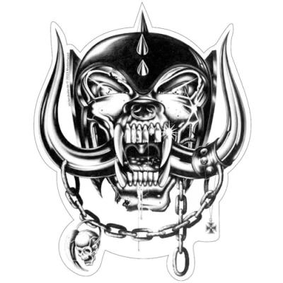 Abbildung von chemstickattack Motörhead Sticker Warpig Aufkleber Snaggletooth ca. 12x9,5 cm