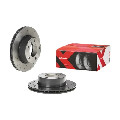 Abbildung von BREMBO 09.9750.1X Bremsscheibe 284 22 5 gelocht/innenbel. beschichtet hochgekohlt BMW: 1 Schrägheck