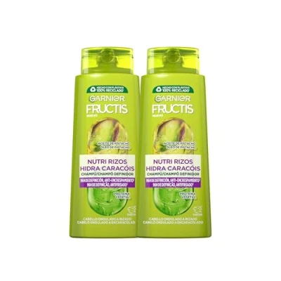 Abbildung von Garnier Fructis Shampoo Nutri Locken für lockiges oder gewelltes Haar, 2 x 700 ml