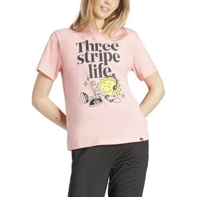 Abbildung von Positivity Graphic Tee, Kurzarm Grafik T Shirt, IX6456