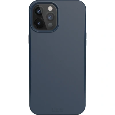 Abbildung von Urban Armor Gear Outback Bio Hülle Apple iPhone 12 Pro Max (6,7&quot; Zoll) Schutzhülle (Biologisch abbaubare Materialien, Wireless Charging kompatibel, Ultra Slim Bumper) blau (Mallard)