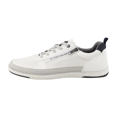 Abbildung von TOM Tailor Sportlicher Schnürer, Herren, Größe: 43, White Schuhe