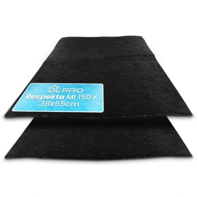 Abbildung von DL pro 2 x Kohlefiltermatte Aktivkohlefilter Kohlefilter 38x55cm zuschneidbar universal für Dunstabzugshaube