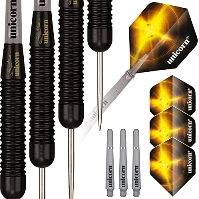 Abbildung von Unicorn Black Brass Gary Anderson Steel Dart, 27g