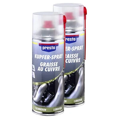 Abbildung von Presto 2X Kupfer Spray Schmiermittel Schmierung 400 Ml 306383