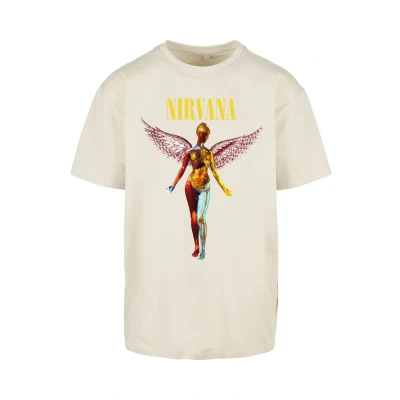 Abbildung von Upscale by Mister Tee IN Utero Oversize Tshirt print, Herren, Größe: Large, Sand
