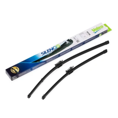 Abbildung von Scheibenwischer Valeo Silencio X.trm, Flat Blade Set 574385 vorne Rahmenlos Top Lock VOLKSWAGEN: GOLF 6, Jetta 3, Caddy 3 Kastenwagen