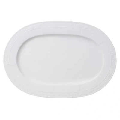 Abbildung von Villeroy &amp; Boch White Pearl Platte oval 35 cm