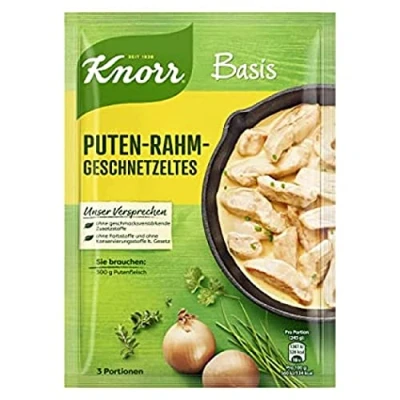 Abbildung von Knorr Basis Puten Rahmgeschnetzeltes, 24x56g