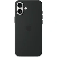 Abbildung von Apple iPhone 16 Plus Hülle MagSafe Silikon Original Soft Case/Backcover Handyhülle Schwarz