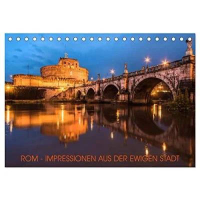 Abbildung von Rom Impressionen aus der ewigen Stadt (Tischkalender 2025 DIN A5 quer), CALVENDO Monatskalender