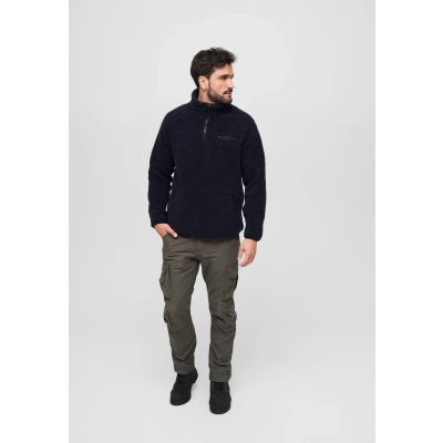 Abbildung von Brandit Fleecepullover, Herren, Größe: Medium, Navy