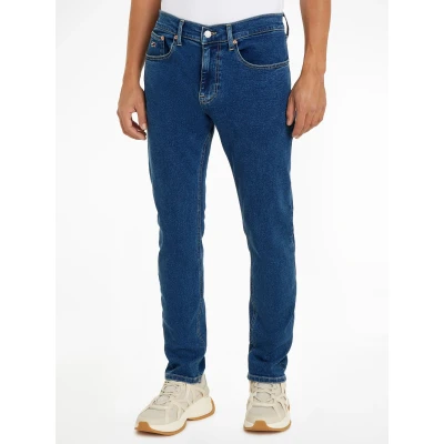 Abbildung von Tommy Jeans Herren Hose Austin Slim Fit, Blau (Denim Medium), 38W/34L