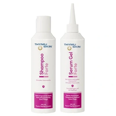 Abbildung von THYMUSKIN Forte Set, 1er Pack (1 x 200 ml Shampoo &amp; 1 200ml Serum)