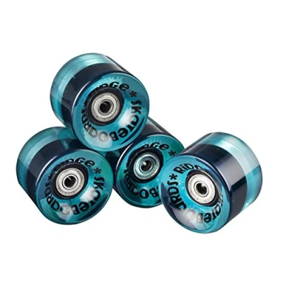 Abbildung von Ridge Skateboards Longboard Wheels Räder, Hellblau, 70mm