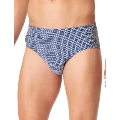 Abbildung von Schiesser Classic SWIM Badehose Slip, Herren, Größe: Medium, Navy