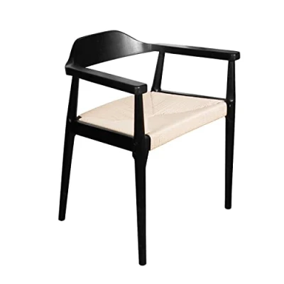 Abbildung von LIM HOME Esszimmerstuhl SW010 (Packung, 1 St), FSC®Eichenholzrahmen mit Sitzfläche aus Papierseil, einfache Montage