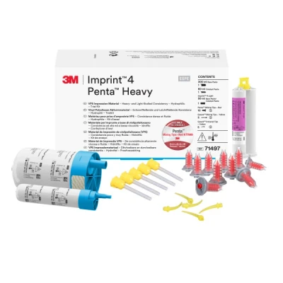 Abbildung von Imprint 4 Penta Heavy Trialkit 300 ml Basispaste, 60 Katalysator, 50 Kartusche Light, 10 Mischkanülen, 5 Garant