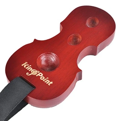 Abbildung von Kingpoint Massivholz Cello Halter, Antirutsch Stopper, Anchor Schutz in Form, 3 Löcher natürliches holz
