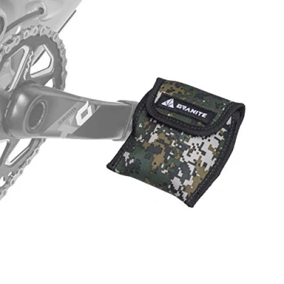 Abbildung von Granite Pita Fahrradpedalabdeckungen, 3 mm Dicke Neopren Pedalabdeckungen (Klein, Grünes Tarnmuster)