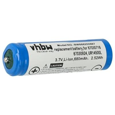 Abbildung von vhbw Akku kompatibel mit Panasonic ER DGP82, DGP74, DGP80, DGP84, DGP86, FGP80 Rasierer (680 mAh, 3,7 V, Li Ion)