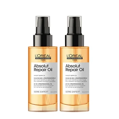 Abbildung von L&#039;Oréal Professionnel Paris Serie Expert Absolut Repair Oil 10in1 90ml X2