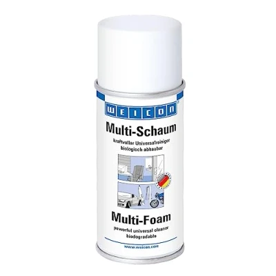 Abbildung von WEICON Multi Schaum, kraftvoller Schaumreiniger, Universalreiniger Reinigungsspray (400 ml Universell einsetzbar)