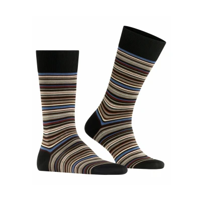 Abbildung von Falke Microblock Business &amp; Casual Kniestrümpfe grey/white, Herren, Größe: 43/44, Grey/white