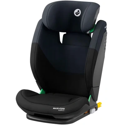 Abbildung von Maxi Cosi RodiFix S i Size Kindersitz, 100150 cm, 3,512 Jahre, Autositz Kinder, 3 Liegepositionen, Verstellbare Höhe/Breite, G CELL Side Impact Protection, AirProtect, Tonal Black