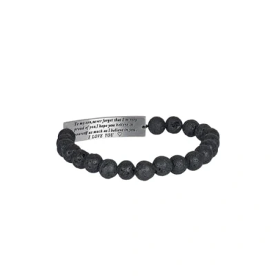 Abbildung von iXXXi Men Perlenarmband Son mattes Silber One Size