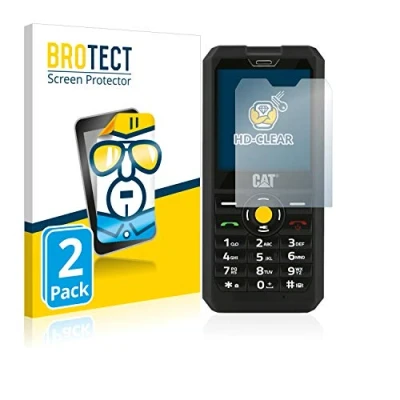 Abbildung von BROTECT (2 Stück Schutzfolie für Caterpillar Cat B30 Displayschutz Folie Ultra Klar