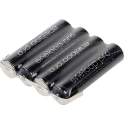 Abbildung von Panasonic eneloop Pro Akkupack 4x Micro (AAA) Z Loetfahne NiMH 4.8V 900 mAh