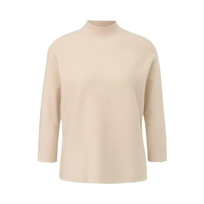 Abbildung von comma Strickpullover, Damen, Größe: 46, Beige