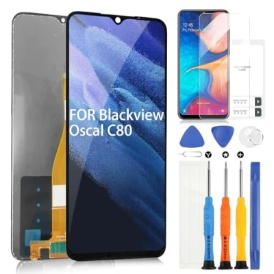 Abbildung von ARSSLY LCD Bildschirm für Blackview OSCAL C80 Display Digitizer Touchscreen Ersatz Assembly mit Werkzeug