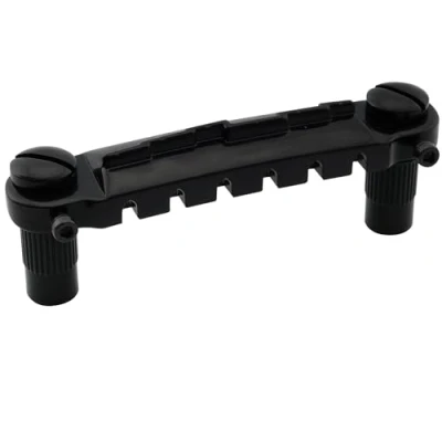 Abbildung von Musiclily Pro 52,5mm Wraparound Steg Bridge Intonierbar Brücke für Epiphone Les Paul Junior LP Style E Gitarre,Schwarz