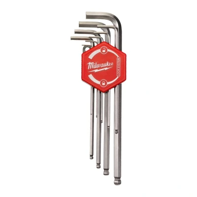 Abbildung von MILWAUKEE 4932478621 Winkelschraubendrehersatz 1.5, 2, 2.5, 3.0, 4.0, 5.0, 6.0, 8.0, 10.0 Chrom Vanadium Stahl 9