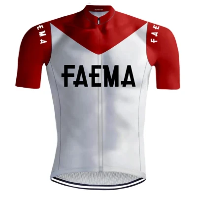 Abbildung von Retro Radtrikot Faema REDTED