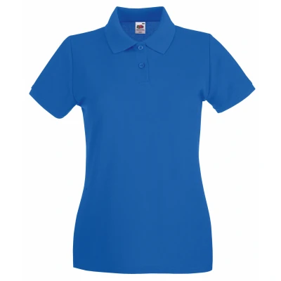 Abbildung von Fruit of the Loom Premium Polo Lady Fit Farbe: Royal Größe: XL