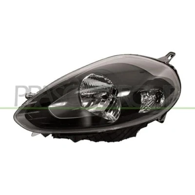 Abbildung von PRASCO FT3444924 Scheinwerfer links H4 schwarz mit Stellmotor für LWR FIAT: Punto Evo Schrägheck, III Schrägheck