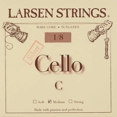 Abbildung von Larsen Cello Saiten Original Fractional kleine Größen C 1/8 Medium