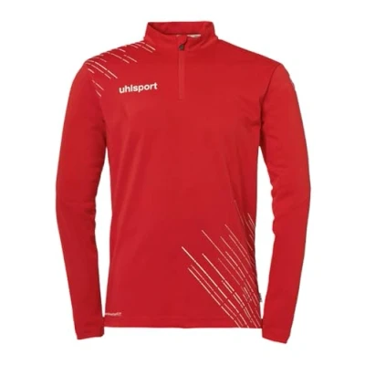 Abbildung von uhlsport Score 26 1/4 Zip Top Herren Sport Jacke Sweatshirt Sweatjacke Pullover Fußball Fitness Gym Hoody Pulli smartbreathe FIT atmungsaktiver Stoff aus recyceltem Polyester